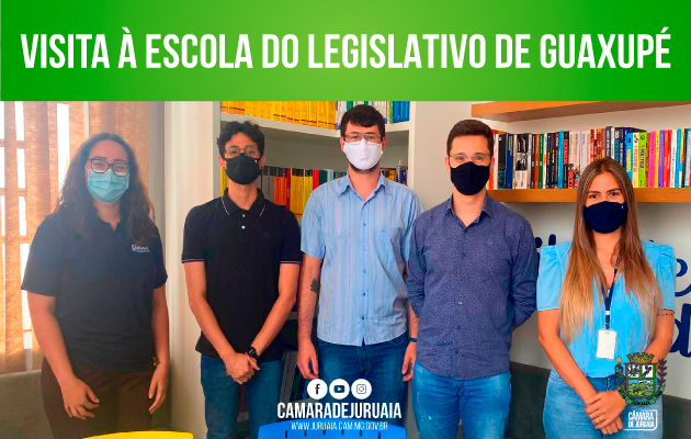 VISITA À ESCOLA DO LEGISLATIVO DA CÂMARA DE GUAXUPÉ