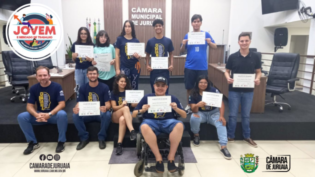 CERTIFICAÇÃO DOS ALUNOS DO PARLAMENTO JOVEM 2023 - ENCERRAMENTO